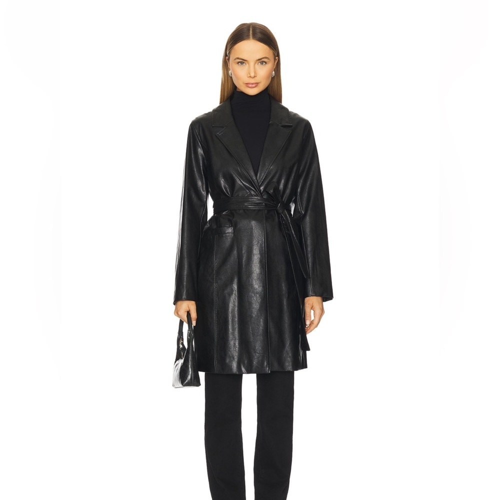 Revolve Faux Leather Coat